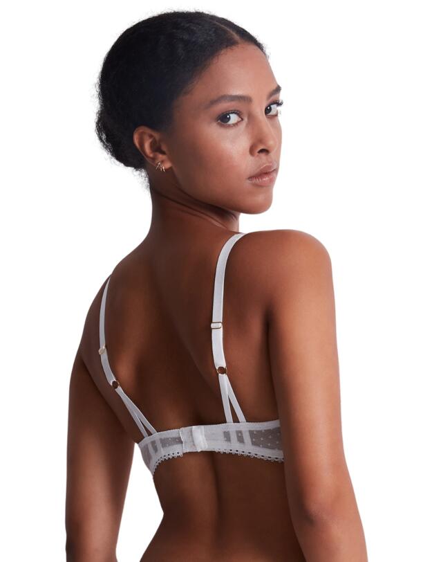 Aubade Tresor Infini Half Cup Bra White Wind