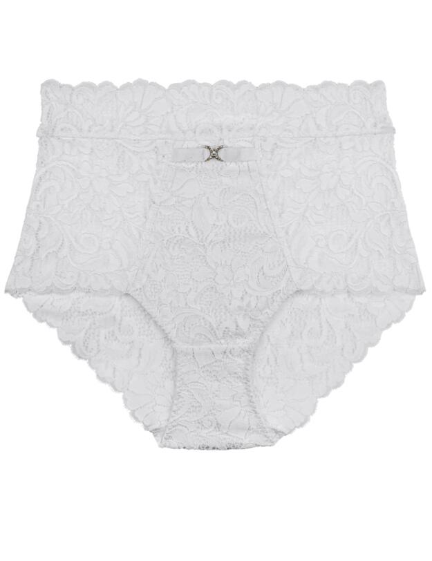 Aubade Mon Bijou High Waisted Brief Blanc