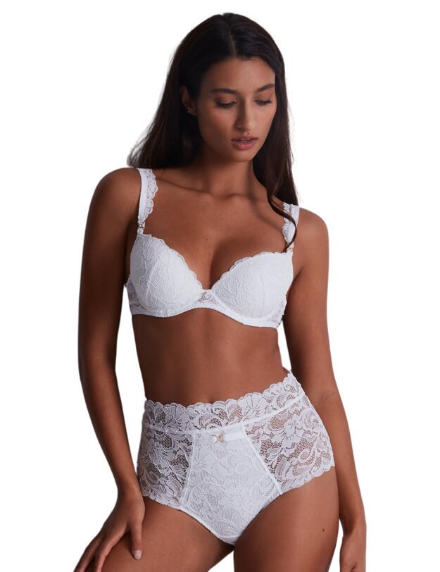 Aubade Mon Bijou High Waisted Brief Blanc