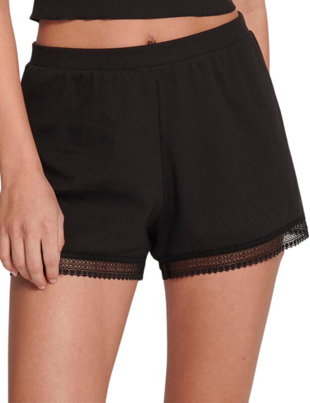 Sloggi Go Ribbed Short Brief Black