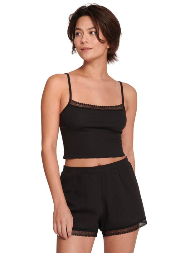 Sloggi Go Ribbed Short Brief Black