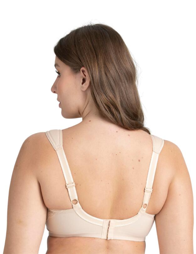 Miss Mary of Sweden Cotton Now Underwired Minimizer Bra Beige