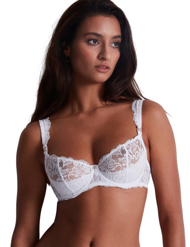 Aubade Mon Bijou Half Cup Bra Blanc 