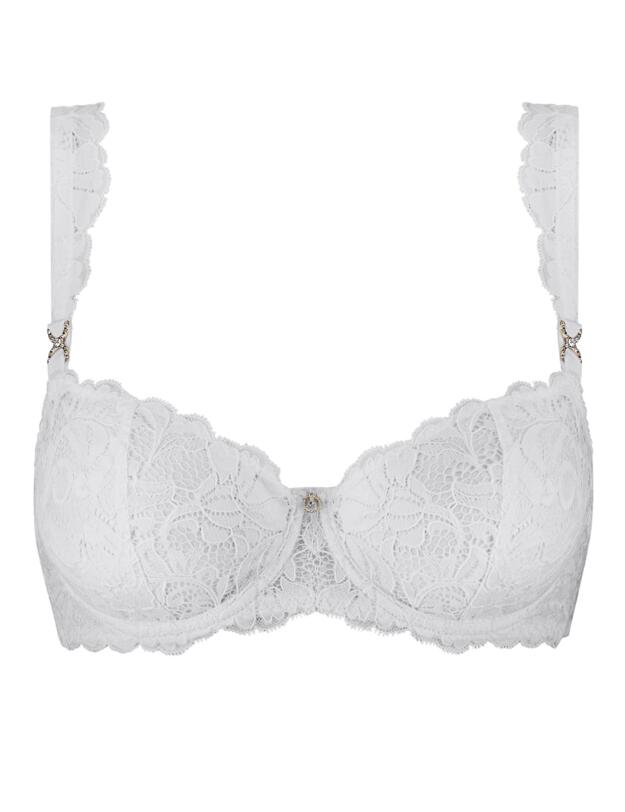 Aubade Mon Bijou Half Cup Bra Blanc 