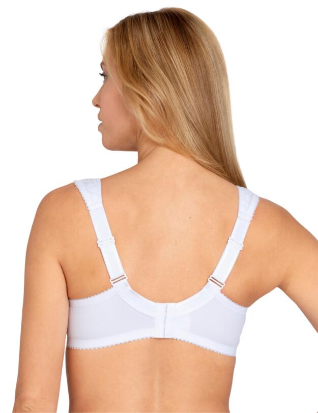Miss Mary of Sweden Jacquard And Lace Full Cup Bra White