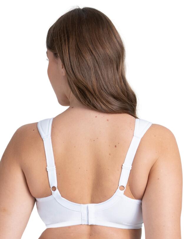  Miss Mary of Sweden Cotton Now Underwired Minimizer Bra White