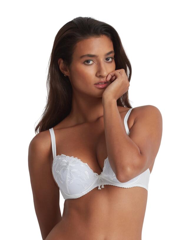 Aubade Lovessence Padded Plunge Bra Blanc