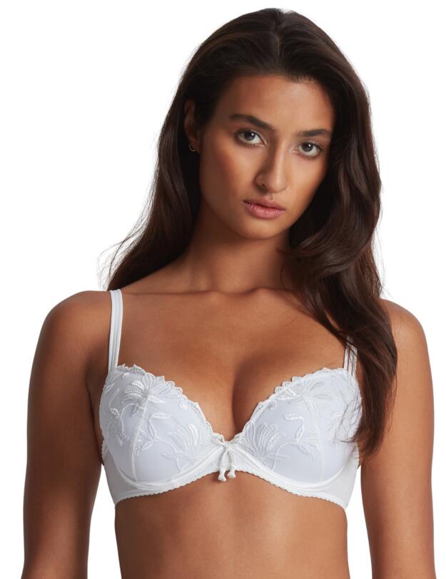 Aubade Lovessence Padded Plunge Bra Blanc