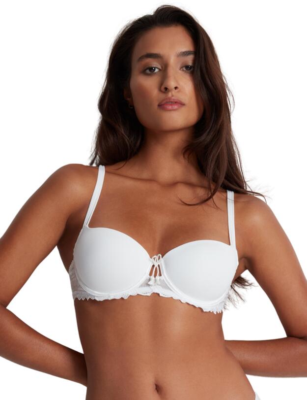 Aubade Lovessence Comfort Moulded Half Cup Bra Blanc