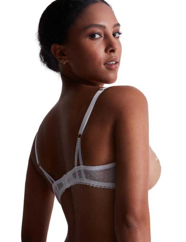 Aubade Tresor Infini Underwired Triangle Bra White Wind
