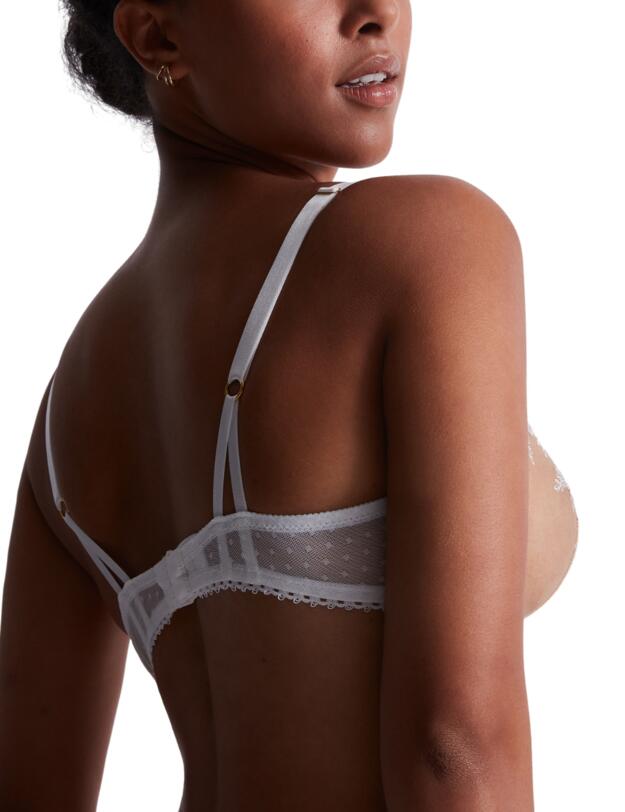 Aubade Tresor Infini Underwired Triangle Bra White Wind