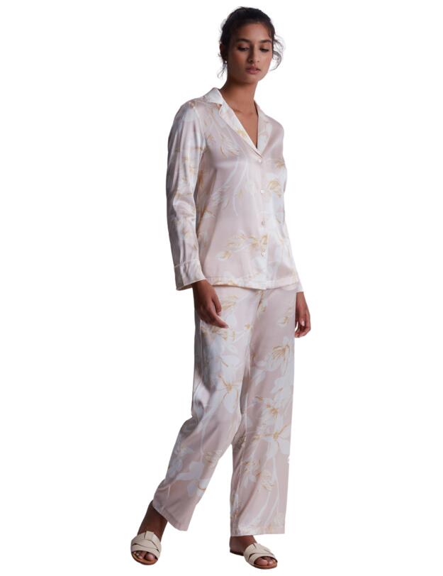 Aubade Silk by Night Blouse Amberlight