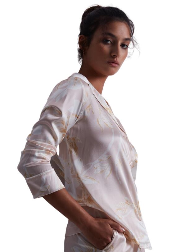 Aubade Silk by Night Blouse Amberlight