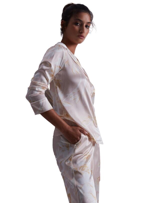Aubade Silk by Night Blouse Amberlight