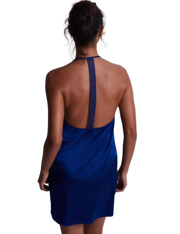 Aubade Silk Desire Nightie Electric Blue 