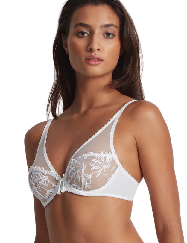 Aubade Lovessence Underwired Triangle Bra Blanc