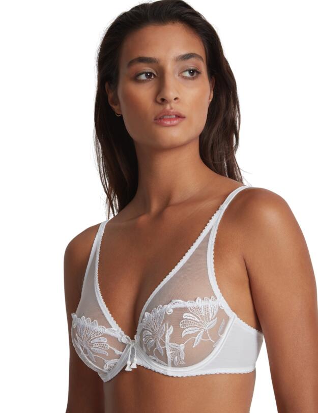 Aubade Lovessence Underwired Triangle Bra Blanc