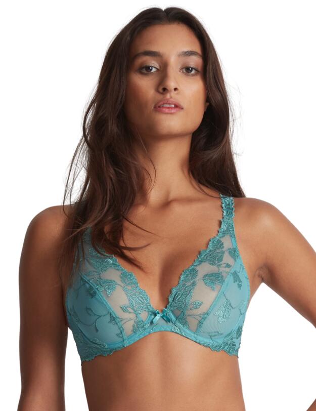 Aubade Softessence Plunging Triangle Bra Aloe