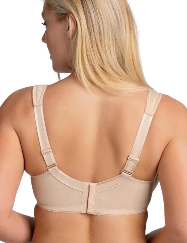 Miss Mary of Sweden Jacquard And Lace Full Cup Bra Beige