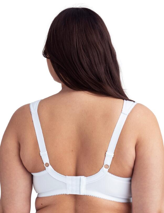 Miss Mary of Sweden Cotton Bloom Full Cup Bra White 