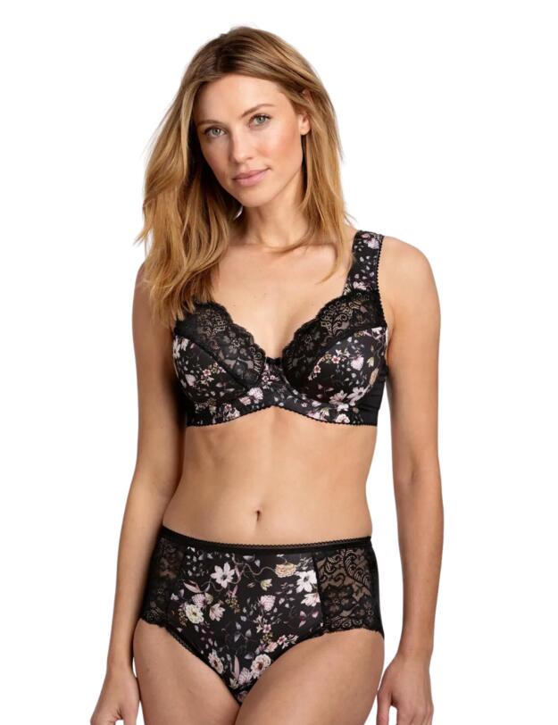 Miss Mary of Sweden Fauna Padded Full Cup Bra Black