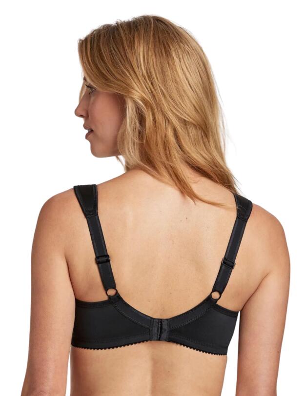 Miss Mary of Sweden Smooth Lacy T Shirt Bra Black