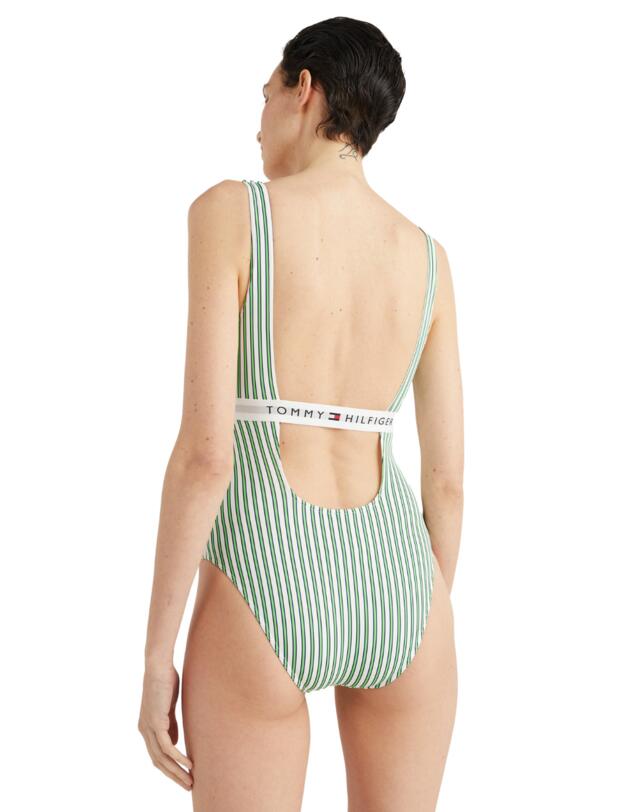 Tommy Hilfiger Swimsuit Nola Stripe Spring Lime