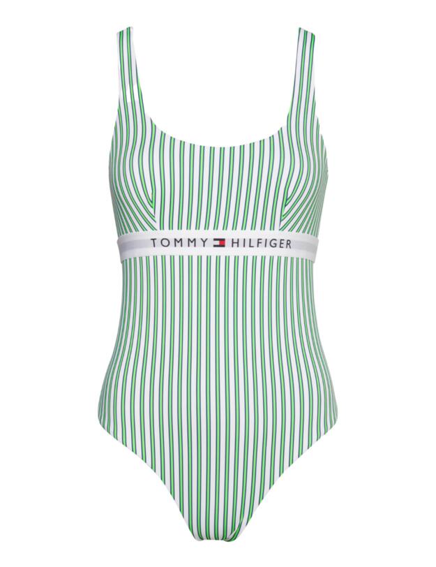 Tommy Hilfiger Swimsuit Nola Stripe Spring Lime