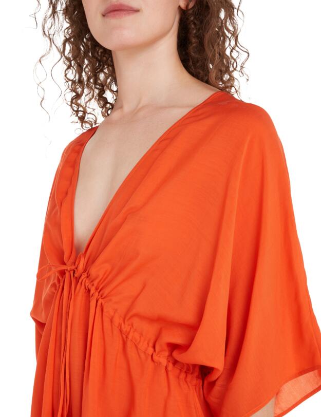 Tommy Hilfiger Beach Cover Up Deep Orange