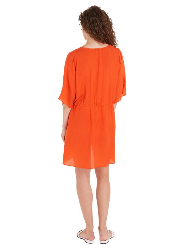 Tommy Hilfiger Beach Cover Up Deep Orange