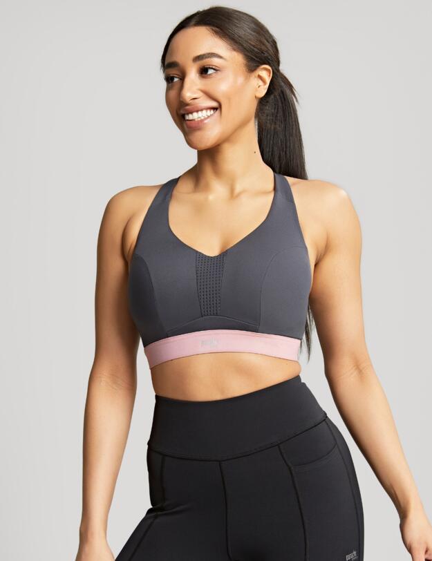 Panache Ultra Perform Non-Padded Sports Bra Charcoal