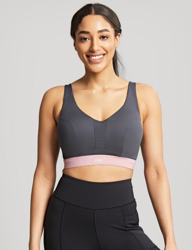 Panache Ultra Perform Non-Padded Sports Bra Charcoal