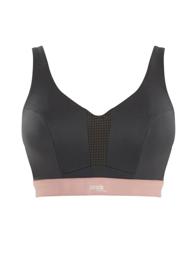 Panache Ultra Perform Non-Padded Sports Bra Charcoal