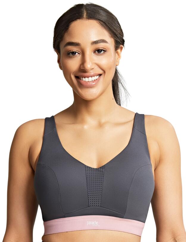 Panache Ultra Perform Non-Padded Sports Bra Charcoal