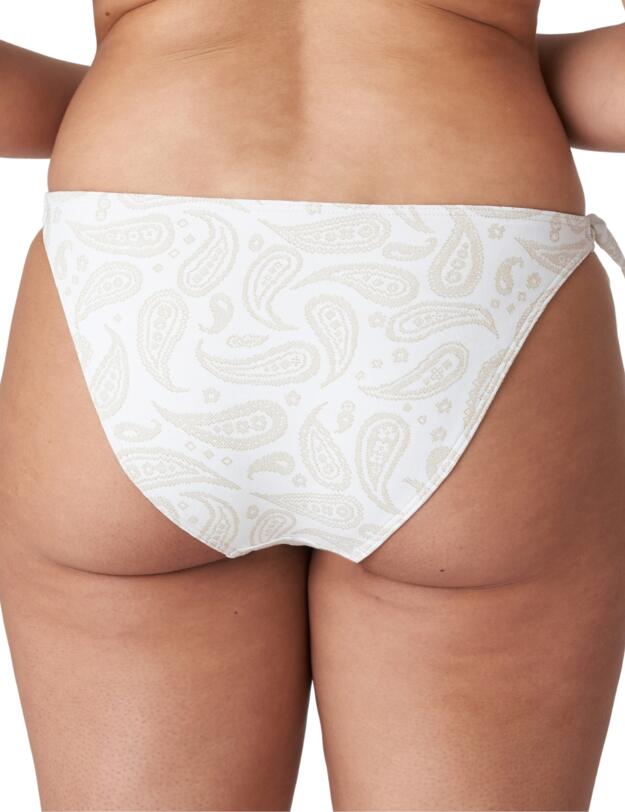 Prima Donna Swim Sidari Tie Side Bikini Briefs  White Yacht 