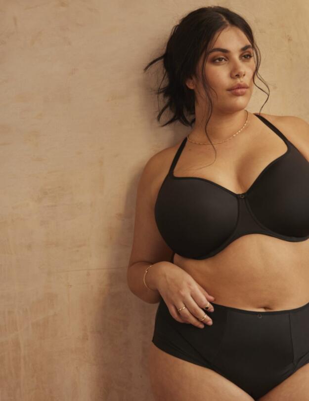 Sculptresse by Panache Elegance Moulded Spacer T-Shirt Bra Noir 