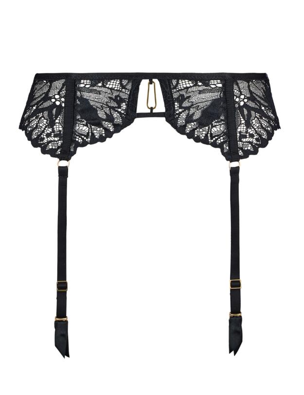 Aubade Flowermania Suspender Tresor Noir