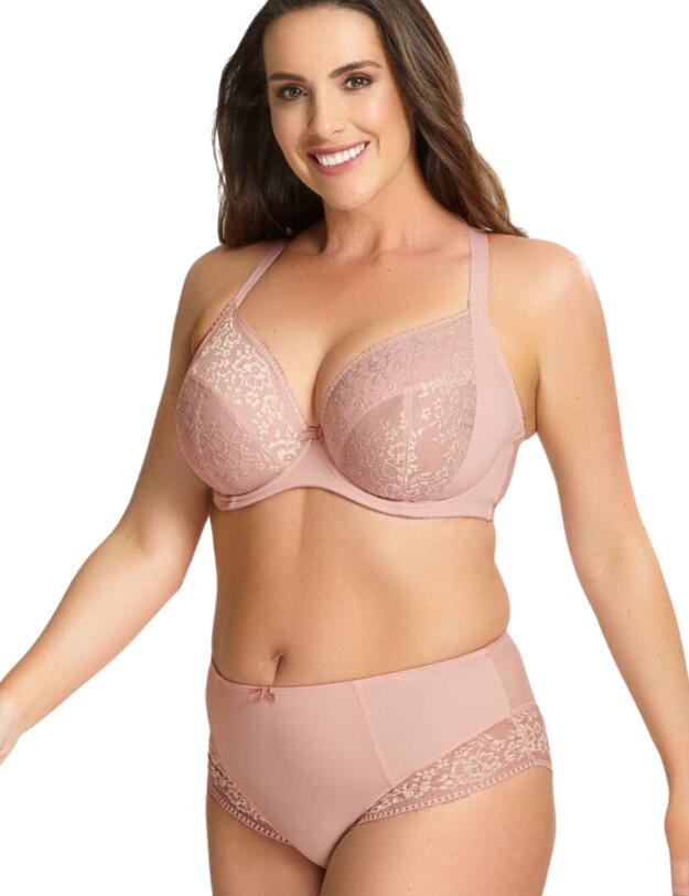 Sculptresse by Panache Roxie Plunge Bra Misty Rose
