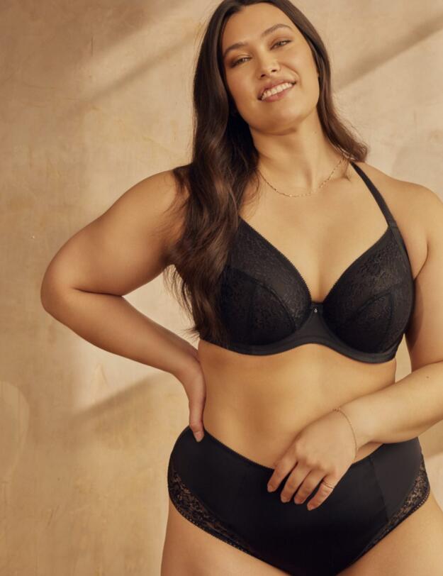  Sculptresse by Panache Roxie Plunge Bra Black