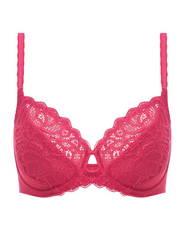  Wacoal Raffine Underwired Plunge Bra Framboise