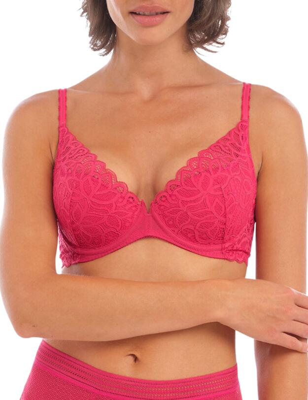 Wacoal Raffine Padded Plunge Bra Framboise