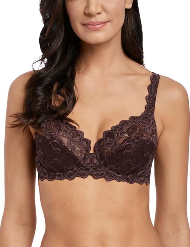 Wacoal Eglantine Underwired Bra Hazelnut 