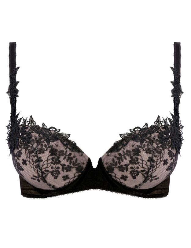Wacoal Lumiere Douce Balcony Bra Black