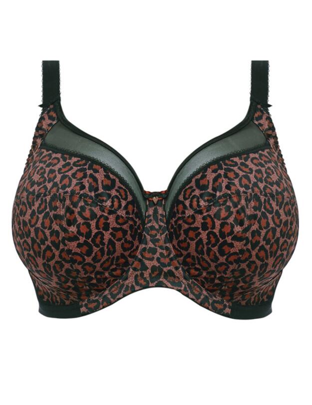Goddess Kayla Banded Bra Dark Leopard