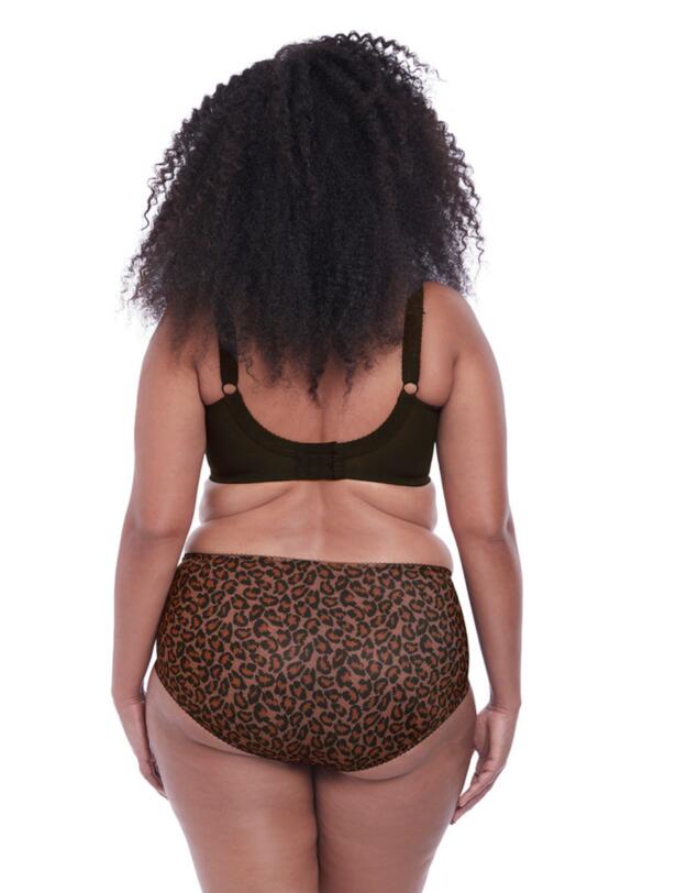 Goddess Kayla Banded Bra Dark Leopard