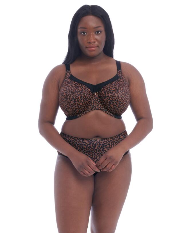 Goddess Kayla Full Cup Bra Dark Leopard