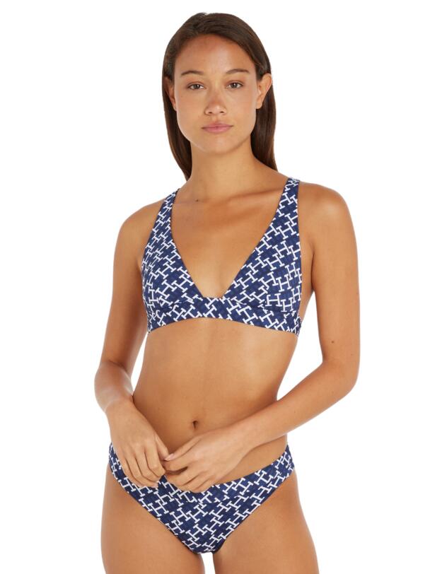 Tommy Hilfiger Bikini Brief  AMD Monogram Navy White