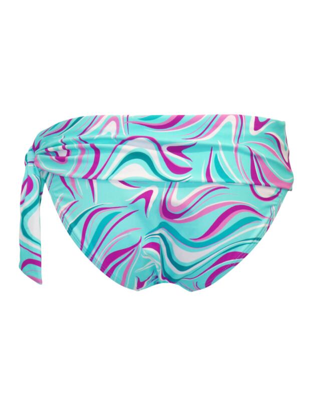 Pour Moi Carnival Fold Over Bikini Briefs Aquaburst