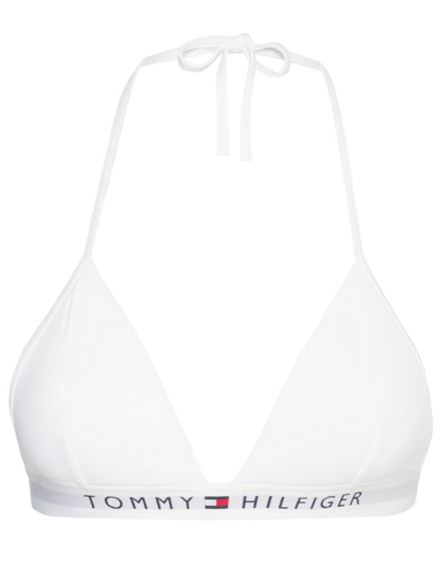Tommy Hilfiger Original Triangle Bikini Top Optic White