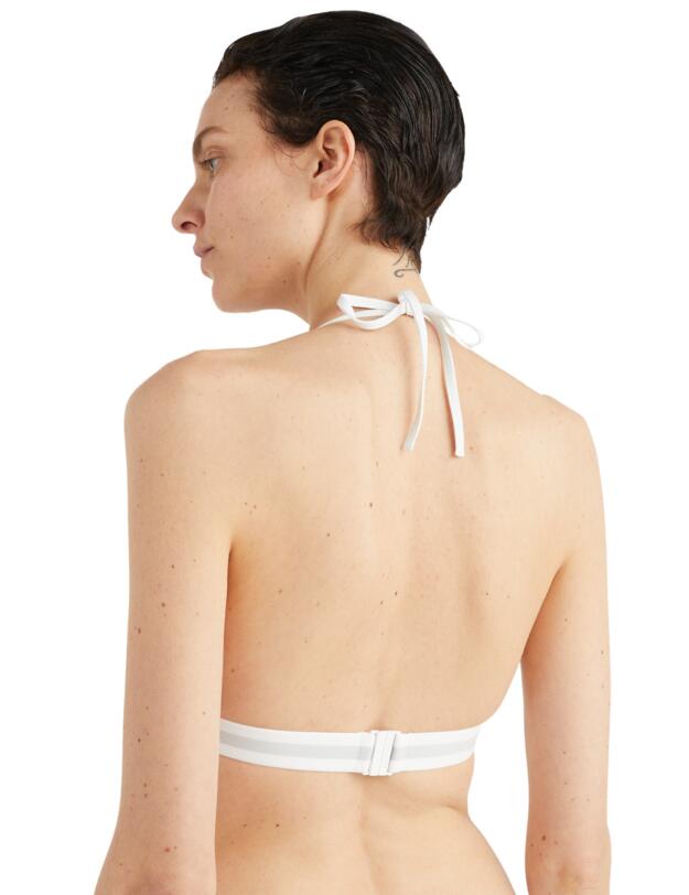 Tommy Hilfiger Original Triangle Bikini Top Optic White